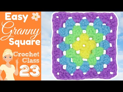 Видео: Самый простой учебник по изменению цвета Granny Square!