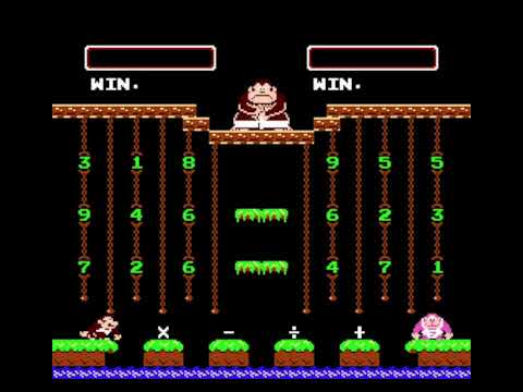 Видео: Donkey Kong Jr. Math Прохождение 1. CALCULATE A
