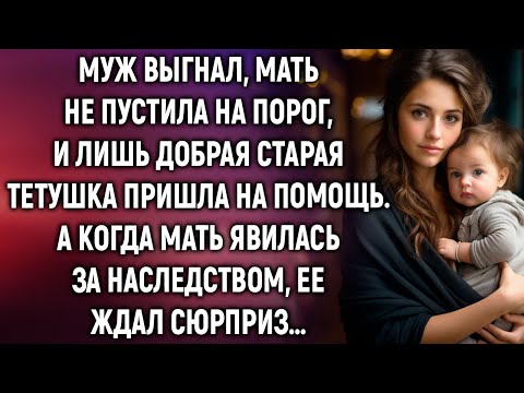 Видео: Муж выгнал, мать не пустила на порог, и лишь добрая тетушка пришла на помощь…