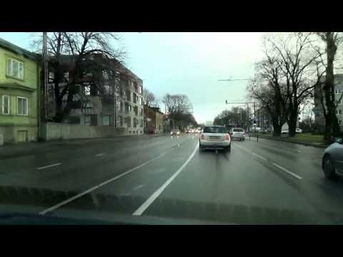 Видео: Дорога в центр Таллина. Центр (часть 1) 21.12.13