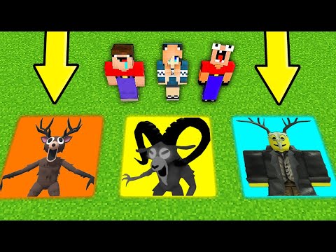 Видео: 2 НУБА И ДЕВУШКА ПРО ПРОТИВ НОВЫЕ ЯМЫ МОНСТРОВ 99 НОЧЕЙ В ЛЕСУ РОБЛОКС В МАЙНКРАФТ