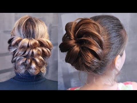 Видео: Лёгкие причёски | Авторские причёски | Лена Роговая | Hairstyles by REM | Copyright © #hairstyles