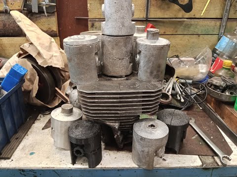 Видео: ИЖ Отморозок М2, налаживаю производство пепельниц и прочей атрибутики. Самодельные поршни на ИЖ.