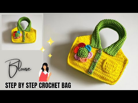 Видео: Учебник по вязанию крючком сумки ( субтитры )