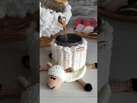 Видео: ЧАЙ или КОФЕ? Ответ в коммент 👇 #декор #handmade #diy #вязание #pedro