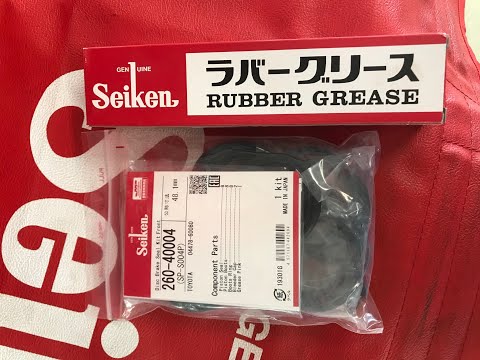 Видео: BRAKE CALIPER MAINTENANCE in JAPAN // Японец обслуживает суппорты. Seiken 260-40004, LC Prado 150.