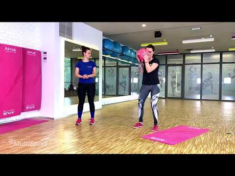 Видео: MultiSport@home: Тренировка с пудовка с Деси