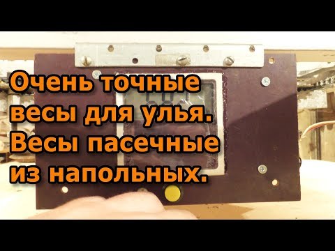 Видео: Очень точные весы для улья. Весы пасечные из напольных.
