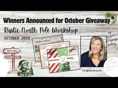 Видео: Победители розыгрыша призов за октябрь 2025 года объявлены | Rustic North Pole Workshop