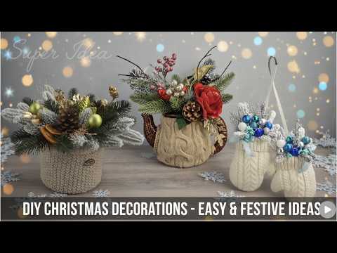 Видео: Преврати Свитер в Рождественский Декор! ✨ DIY Новогодние Идеи из Теплых Вещей 🎄