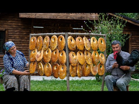 Видео: Хлеб Каак: Выпекания в Дровяной Печи