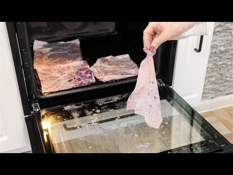 Видео: Очистите духовку за несколько минут без особых усилий и без скребков