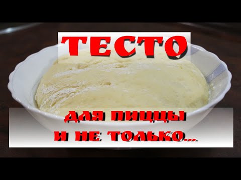 Видео: Тесто для пиццы, пирожков и  пирогов. PIZZA and pie dough.