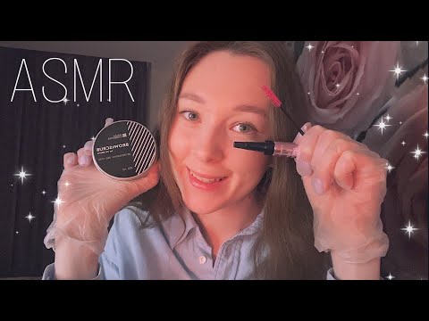 Видео: АСМР 🎀 мастер бровист - ролевая игра | ASMR eyebrow master roleplay