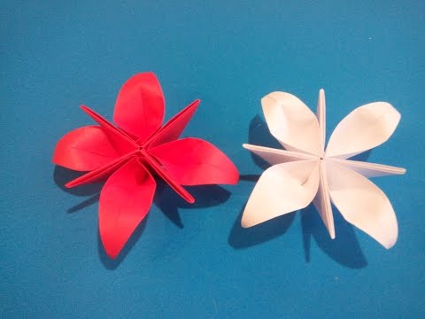 Видео: Цветок из бумаги. Origami Flower. 折纸花