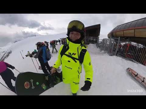 Видео: Горнолыжный курорт Архыз (часть 1) северный склон.