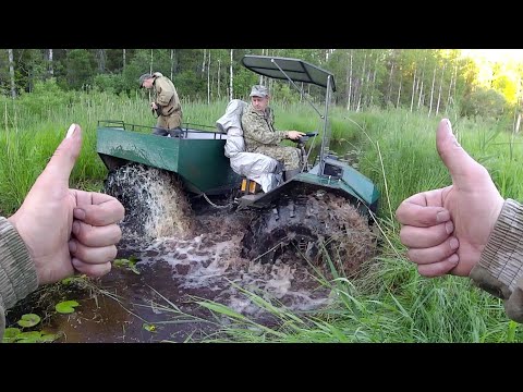 Видео: ВЕЗДЕХОД (КАРАКАТ) "АКУЛА"В ДЕЛЕ! ЕДЕТ ТУДА КУДА ГЛАЗА ГЛЯДЯТ.