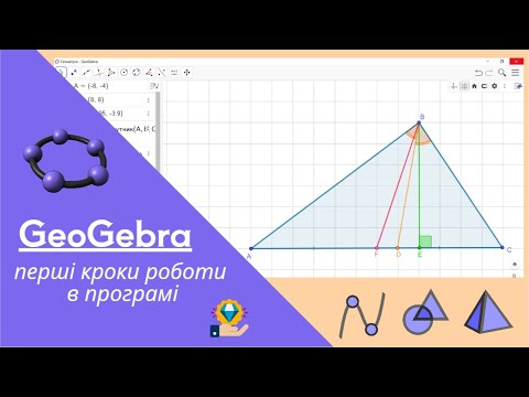 Видео: Вебінар "GeoGebra: перші кроки роботи в програмі"