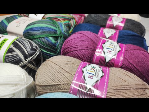 Видео: 🔥НОВАЯ НОСОЧНАЯ ПРЯЖА🔥Покупка с интернет магазина ПряжаМаркет.рф