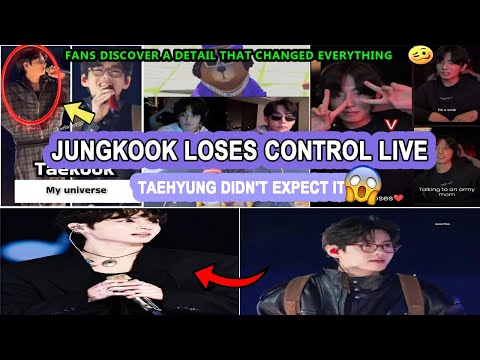 Видео: Тэкук 😱 Прямой эфир Чонгука заканчивается ХАОСОМ! 💜 Тэхён реагирует — и фанаты узнают нечто ШОКИР...