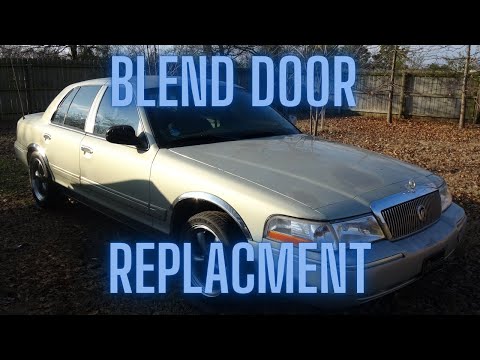 Видео: Замена двери Blend Door Grand Marquis, Crown Victoria, Town Car 2005