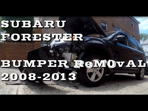 Видео: Как снять ПЕРЕДНИЙ бампер Subaru Forester 2008-2013