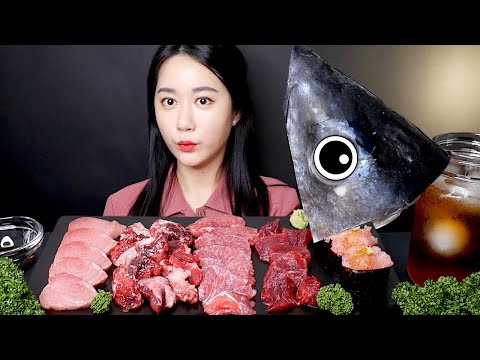 Видео: MUKBANG сашими из головы тунца [Tuna Head Sashimi] Real Sound MUKBANG | ASMR | EATING SOUND