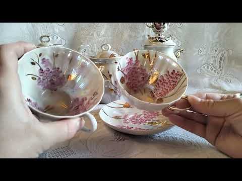 Видео: Сирень на фарфоре, мои сокровища). Дулево, Гжель, Чудово