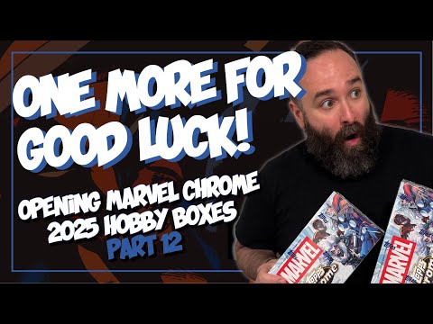 Видео: Последний! — Открываем три коробки Marvel Topps Chrome 2025 Hobby Box