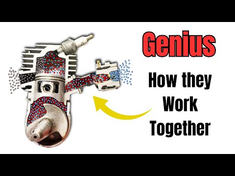 Видео: Как работают вместе двухтактный двигатель и карбюратор! (Крейг Киркман)