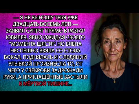 Видео: — Я НЕ ВЫНОШУ ТЕБЯ УЖЕ ДВАДЦАТЬ ВОСЕМЬ ЛЕТ! — ЗАЯВИЛ СУПРУГ ПРЯМО В РАЗГАР ЮБИЛЕЯ, ЯВНО ОЖИДАЯ...