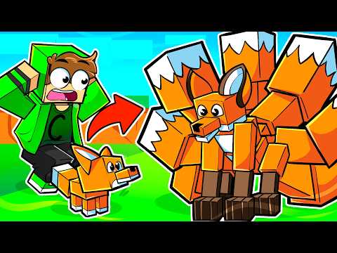 Видео: Я ЭВОЛЮЦИОНИРОВАЛ из ЛИСЁНКА в АЛЬФА-ЛИСУ в Minecraft!