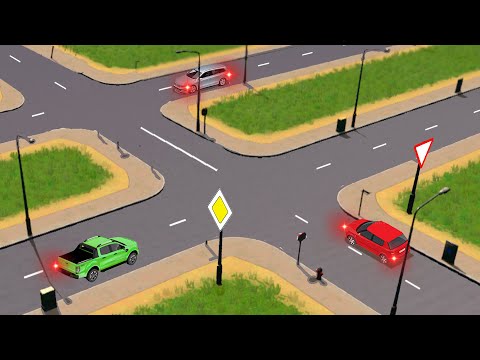 Видео: Кому из водителей разрешается выполнить разворот?