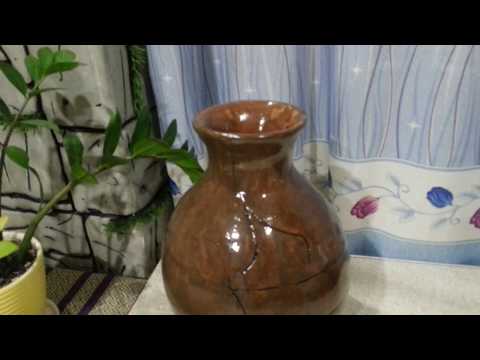 Видео: Как сделать кувшин, вазу из папье- маше.How to make a jug, a vase of papier-mache.