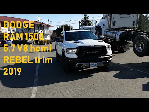 Видео: Новый dodge RAM 1500 5.7 hemi 2019 на русском