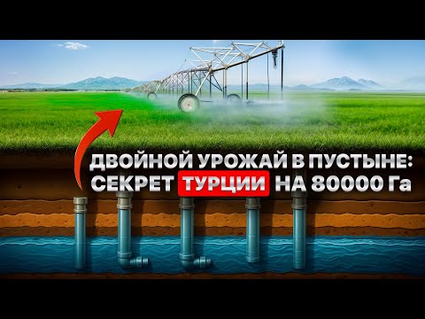 Видео: Как Турция выращивает нут и чечевицу мирового уровня — 80 000 Га орошаемых земель!