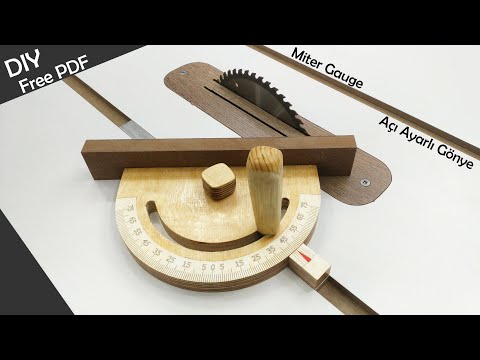 Видео: Как сделать калибр для митры // How To Make a Miter Gauge