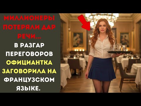 Видео: МИЛЛИОНЕРЫ ПОТЕРЯЛИ ДАР РЕЧИ    В РАЗГАР ПЕРЕГОВОРОВ ОФИЦИАНТКА ЗАГОВОРИЛА НА ФРАНЦУЗСКОМ ЯЗЫКЕ
