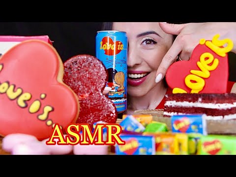 Видео: ASMR Mukbang EATING sweets 🍭 СЛАДОСТИ ...Love 💕 is...