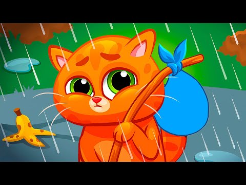 Видео: Суровый КОТИК БУБУ #105. Бездомный кот. Мультик ИГРА про котят на Игрули TV