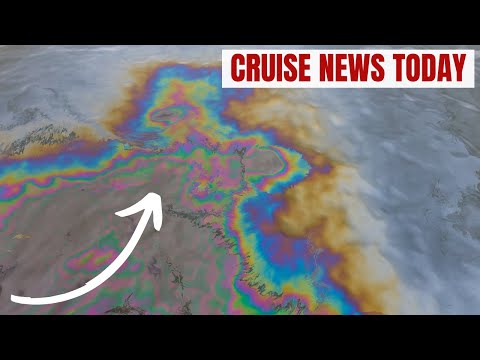 Видео: Столкновение с причалом в Галвестоне привело к разливу нефти и задержке круиза