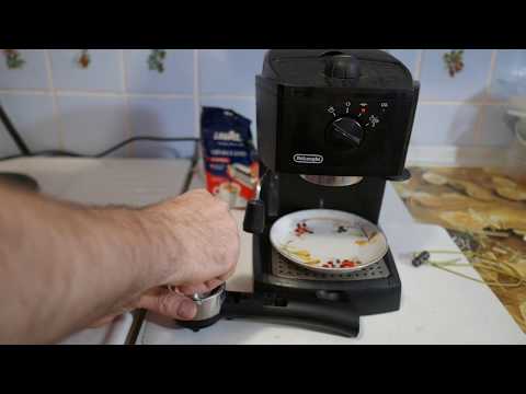 Видео: Кофеварка De'Longhi EC 145 .. EC 155 что делать если слабая пенка .. крема.. и кофе горчит.