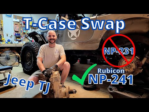 Видео: Замена раздаточной коробки Rubicon NP-241 | Jeep Wrangler TJ