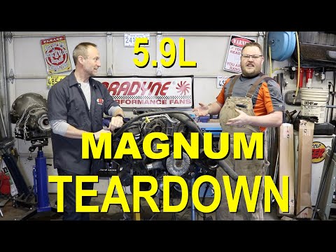 Видео: Разборка двигателя Dodge Magnum 5.9L, часть 1