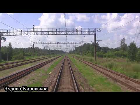 Видео: Чудово-Московское - Волховстрой-2 (Октябрьская ж\д, РЖД)