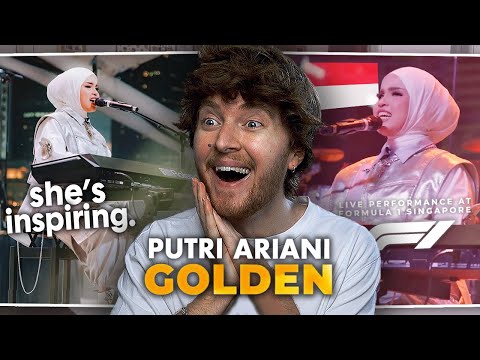 Видео: ЭТО ВДОХНОВЛЯЕТ! (Путри Ариани, кавер «GOLDEN» — Формула-1 Сингапур | Реакция)