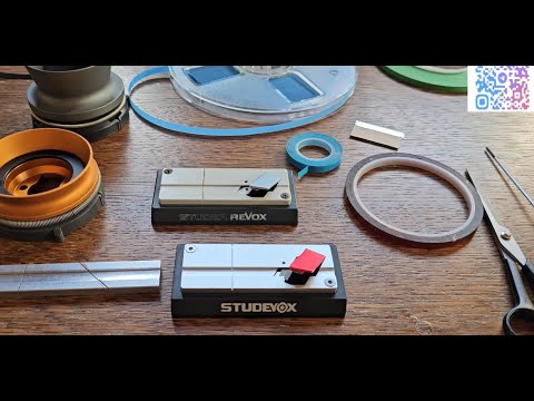 Видео: Резак, станок, блок склеивания для магнитной ленты и скотч от Studevox