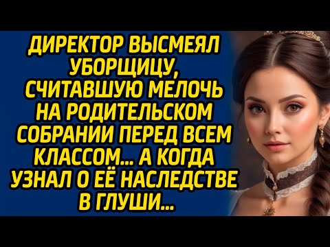 Видео: Директор высмеял уборщицу, считавшую мелочь на родительском собрании перед всем классом…