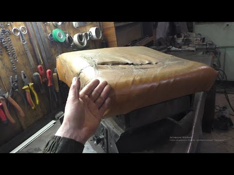 Видео: Сиденье водителя Урал-5557 лесовоз.