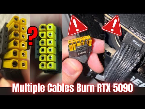 Видео: Катастрофа с кабелем питания NVIDIA RTX 5090!!!! Решение?